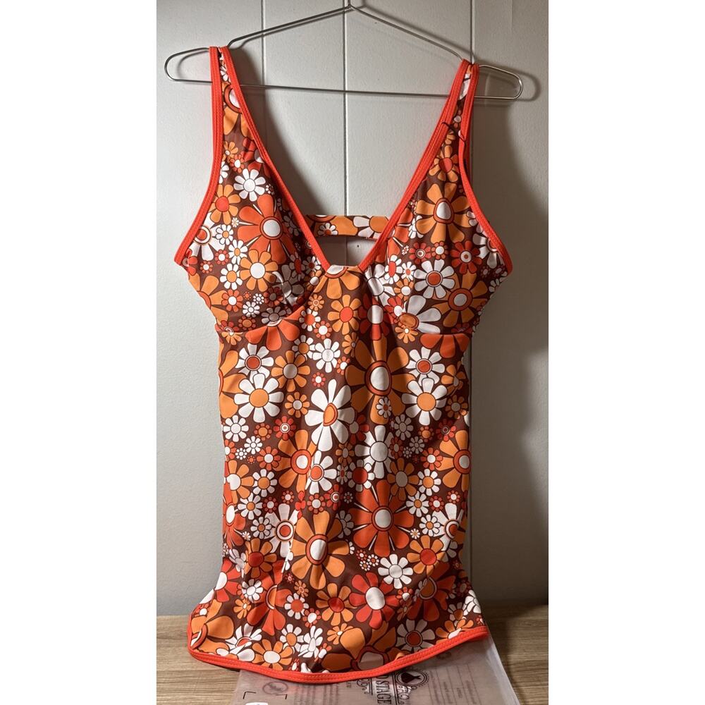 NWT RETRO STAGE SWIM BATHING SUIT TOP ONLY SIZE XL ii
